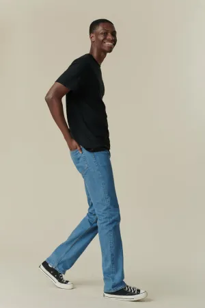 Men's Straight Cut Selvedge Denim Five Pocket Jean - Fade