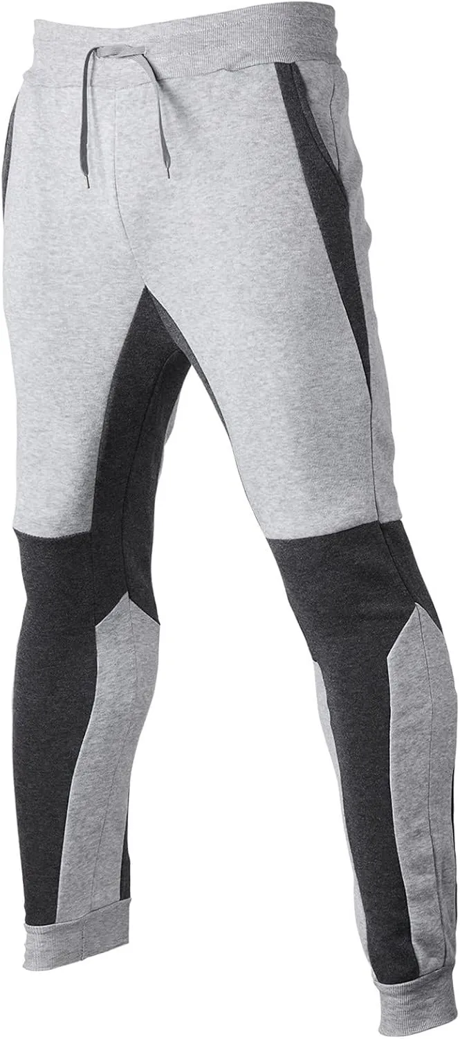 Mens Sweatpants with Pockets Men's Joggers Pants with Deep Zip Pockets Recycled Polyester Athletic Pants Loose-fit