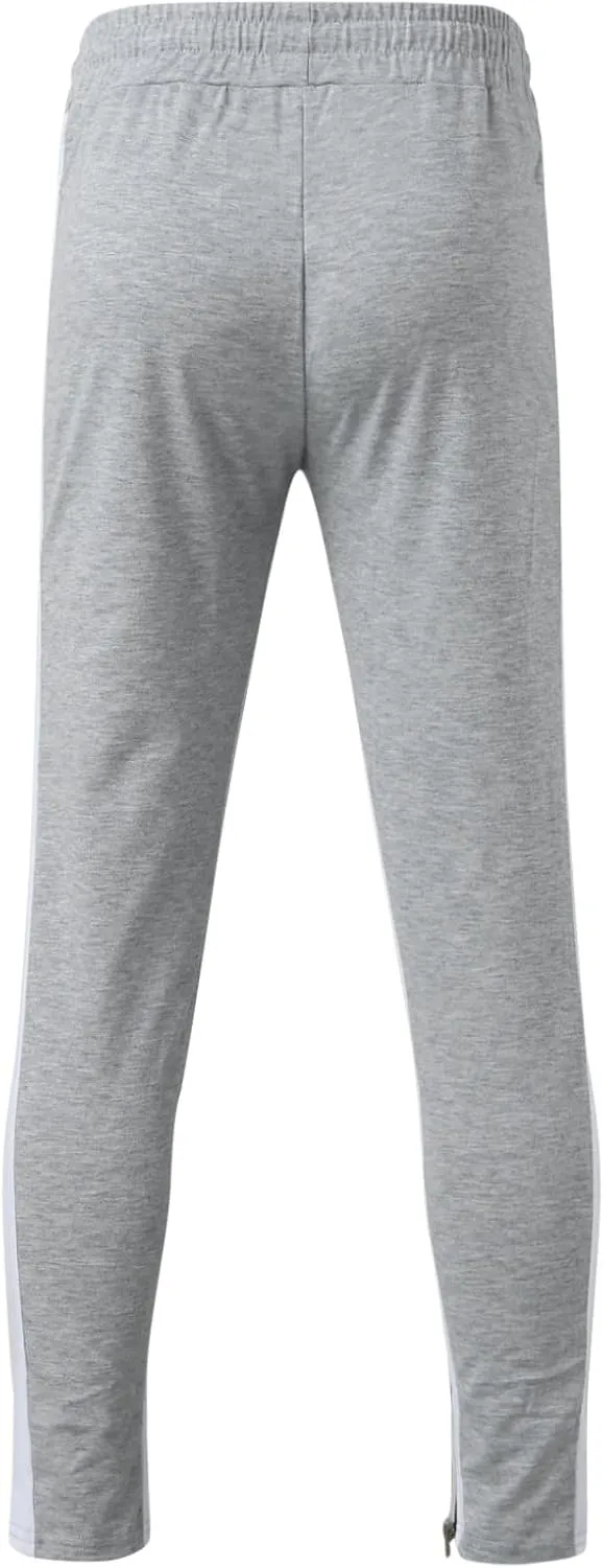 Mens Workout Cargo Sweatpants Casual Pants Drawstring Sweat Jogging Cargo with Pockets Joggers Long Sports Active for
