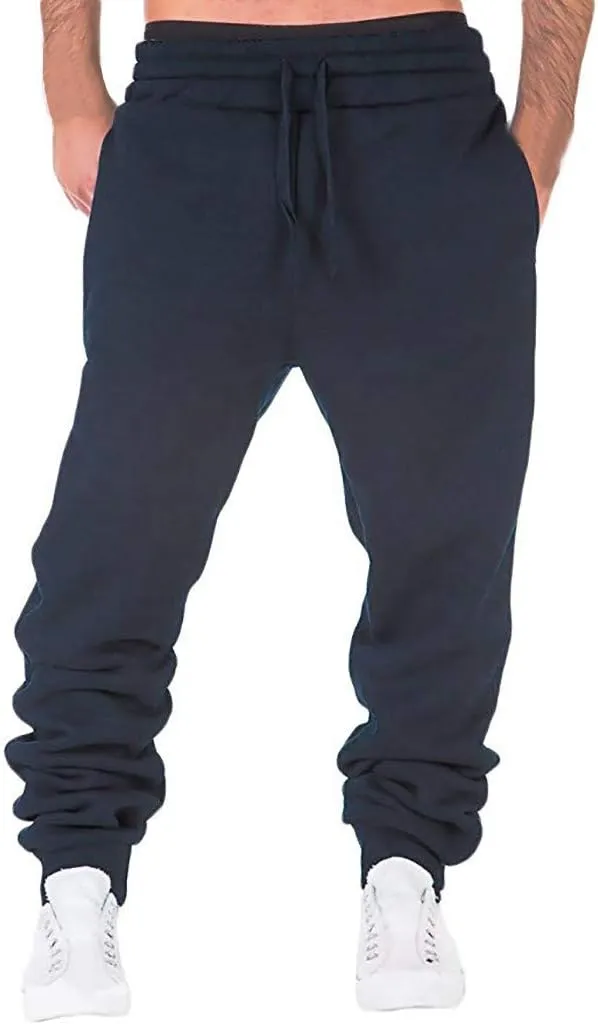 Mens Workout Cargo Sweatpants Straight Elastic Waist Trousers Cargo Pants for Men Relaxed Fit Casual Slim Beach Work