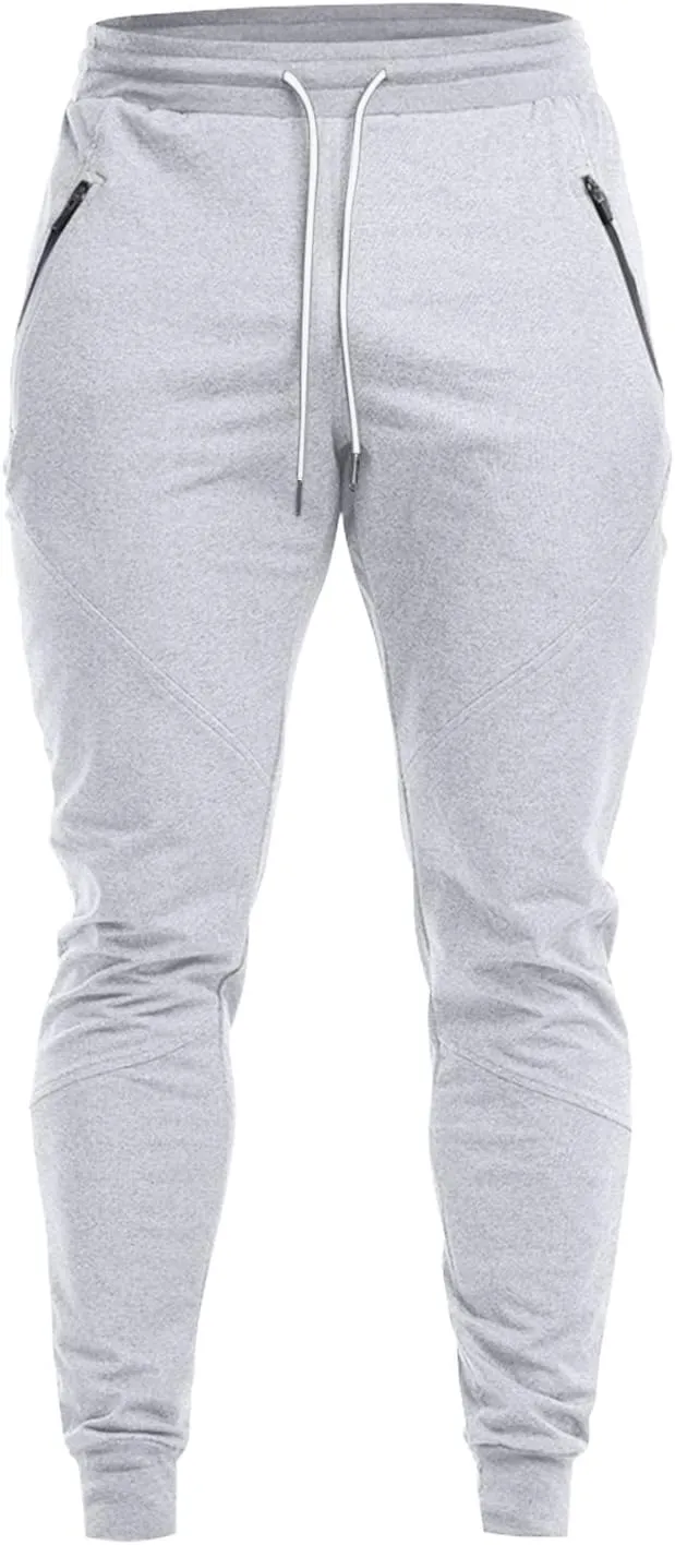 Mens Workout Cargo Sweatpants Wild Cargo Pant Fall Winter Elastic Drawstring Pant Slim fit Basic Trouser with Pocket