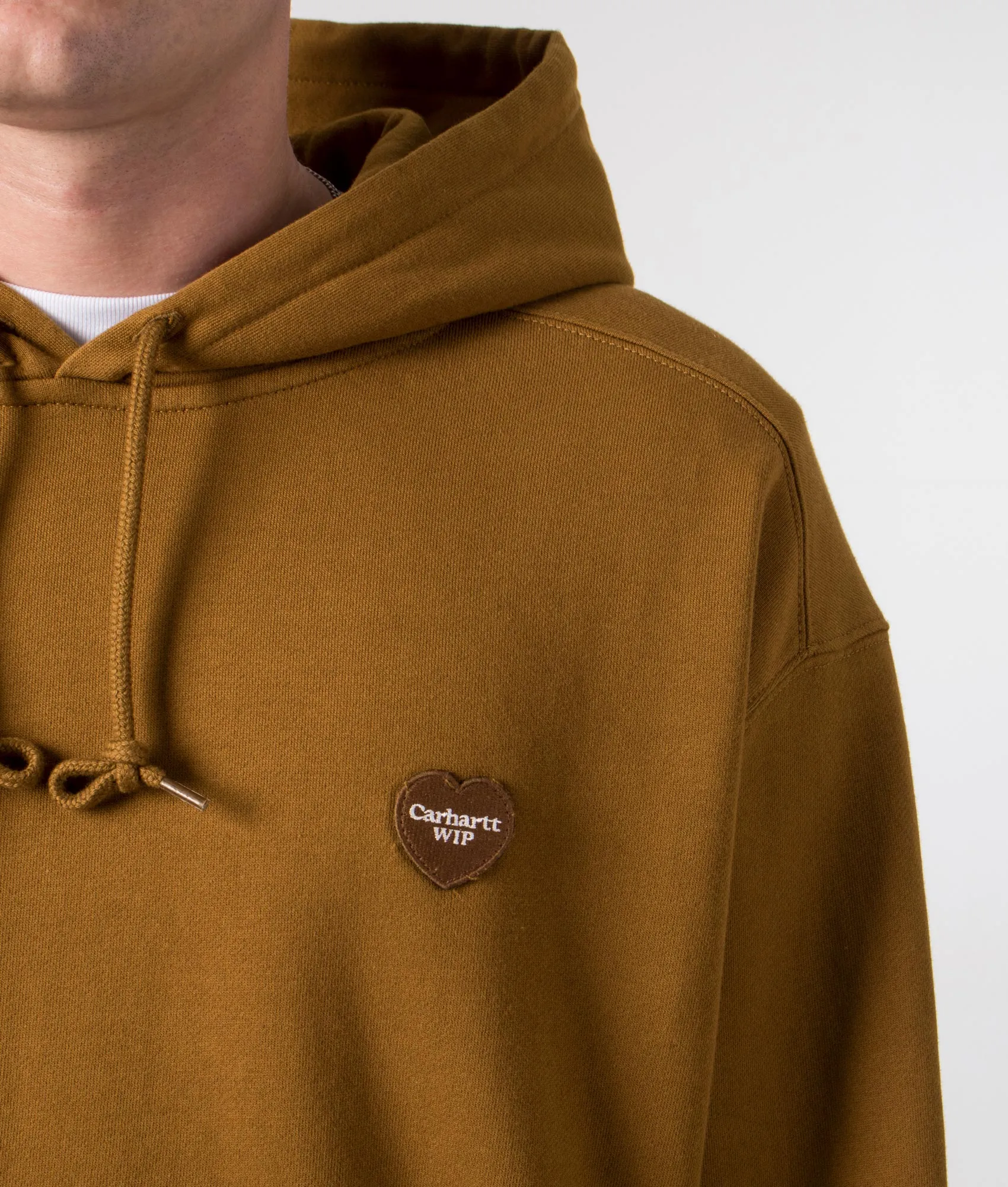 Oversized Heart Patch Hoodie