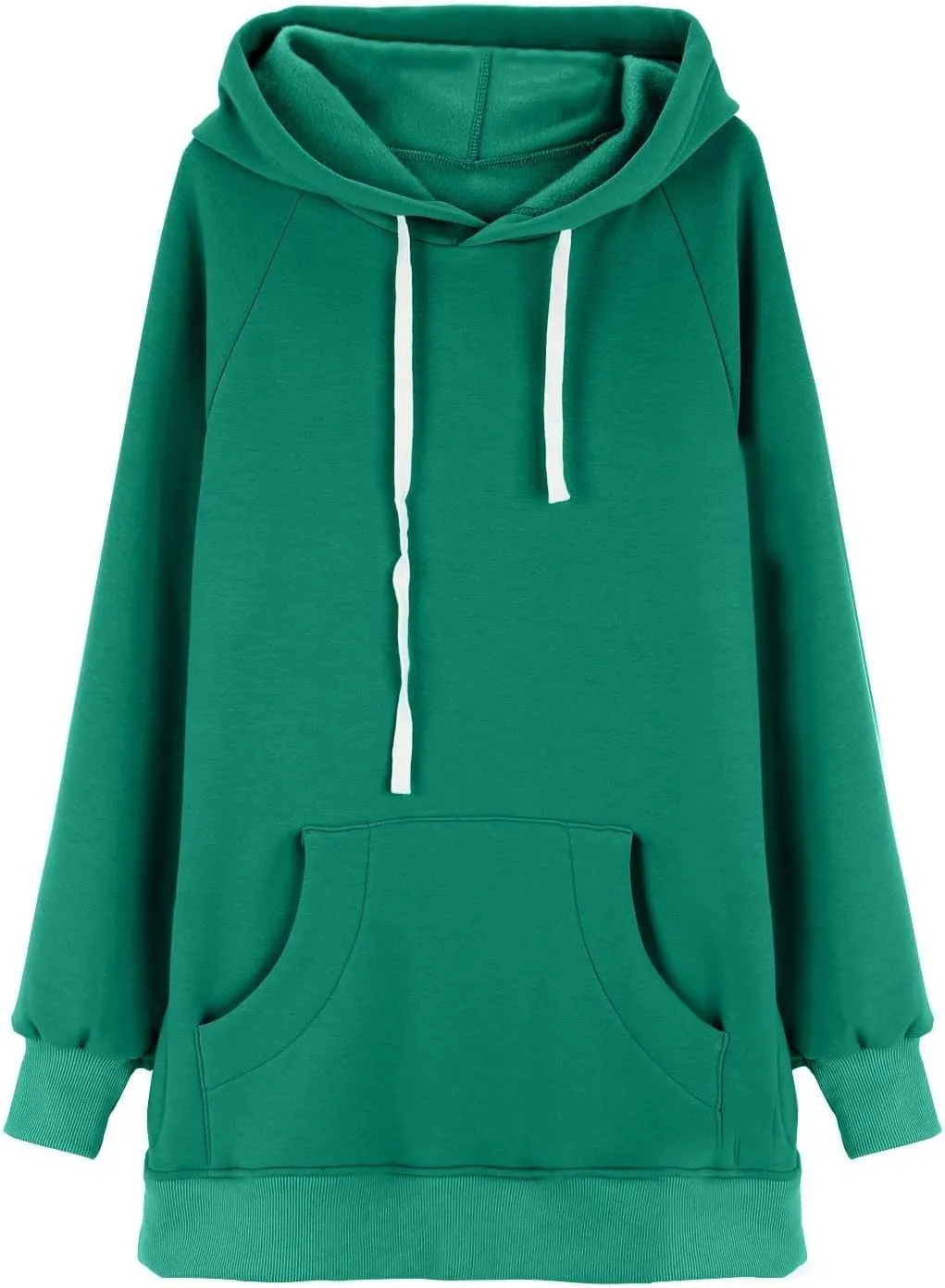 Oversized Hoodie Dress for Women Casual Drawstring Long Warmy Sweatshirt with Pockets Fashion Split Hem Long Sleeve