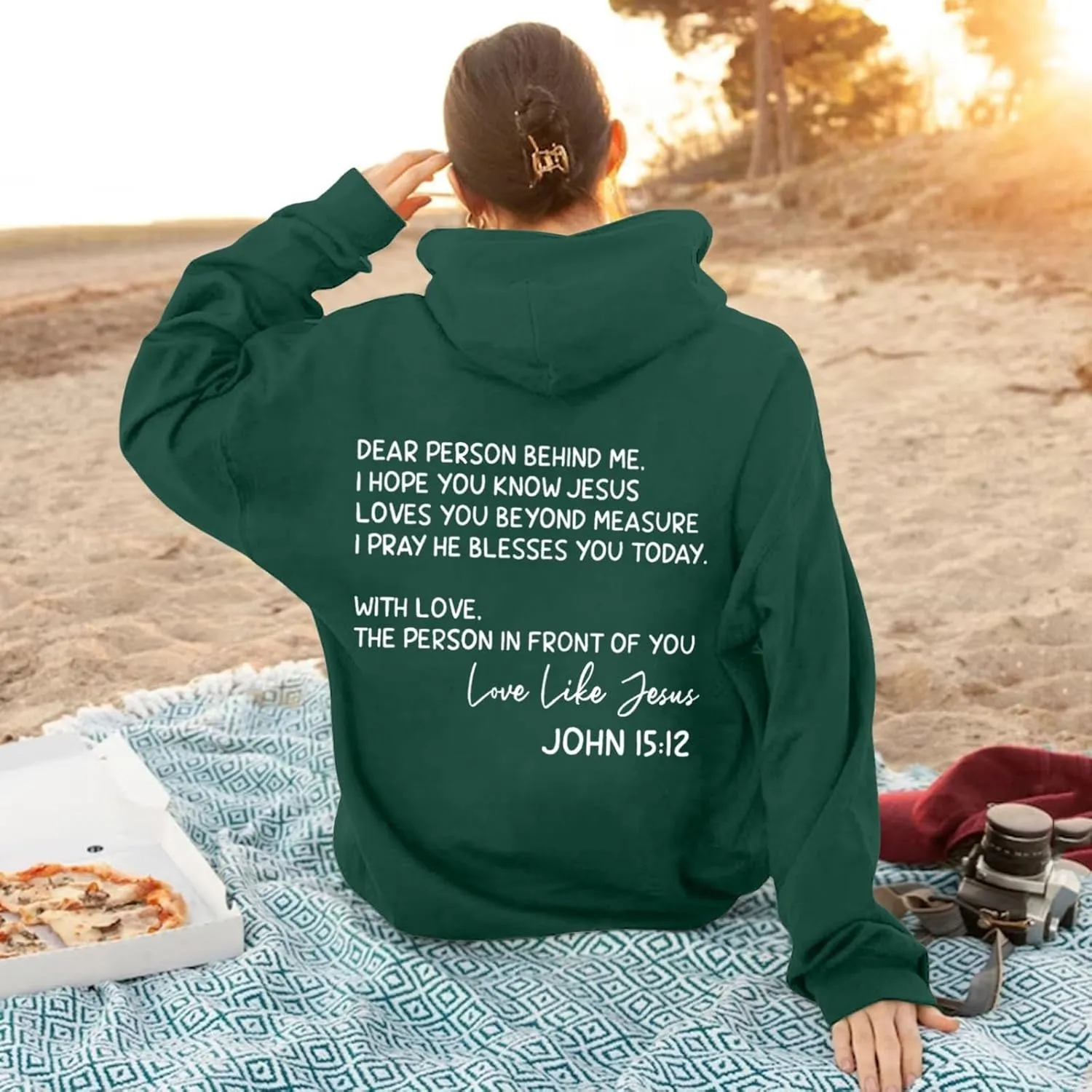 Oversized Letter Print Hoodies for Women Casual Long Sleeve Loose Fit Pullover 2025 Y2k Teen Girls Spring Clothes
