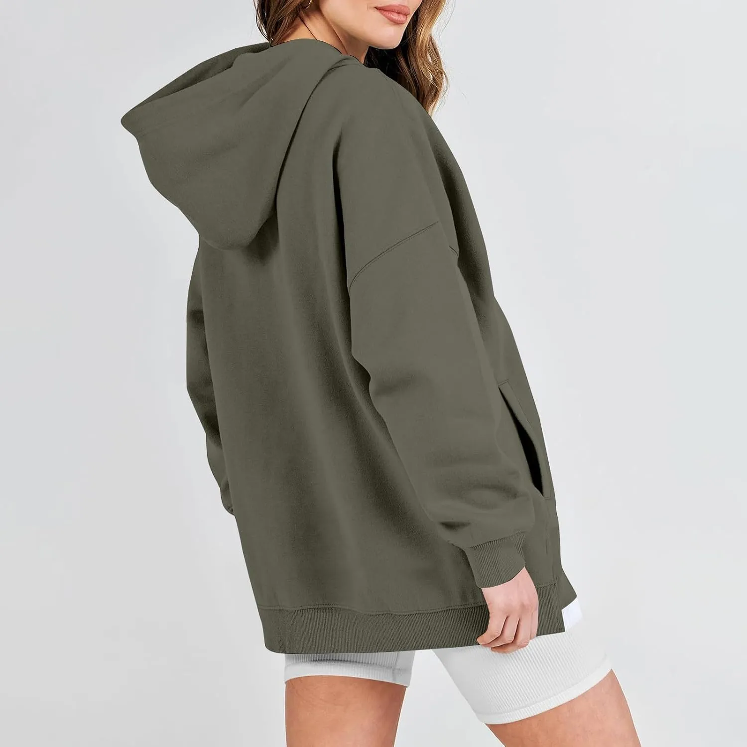 Oversized Sweatshirt for Women Y2k Hoodie Hooded Pullover Tops Fall Clothes with Pocket Sweaters Casual Outfits Fall