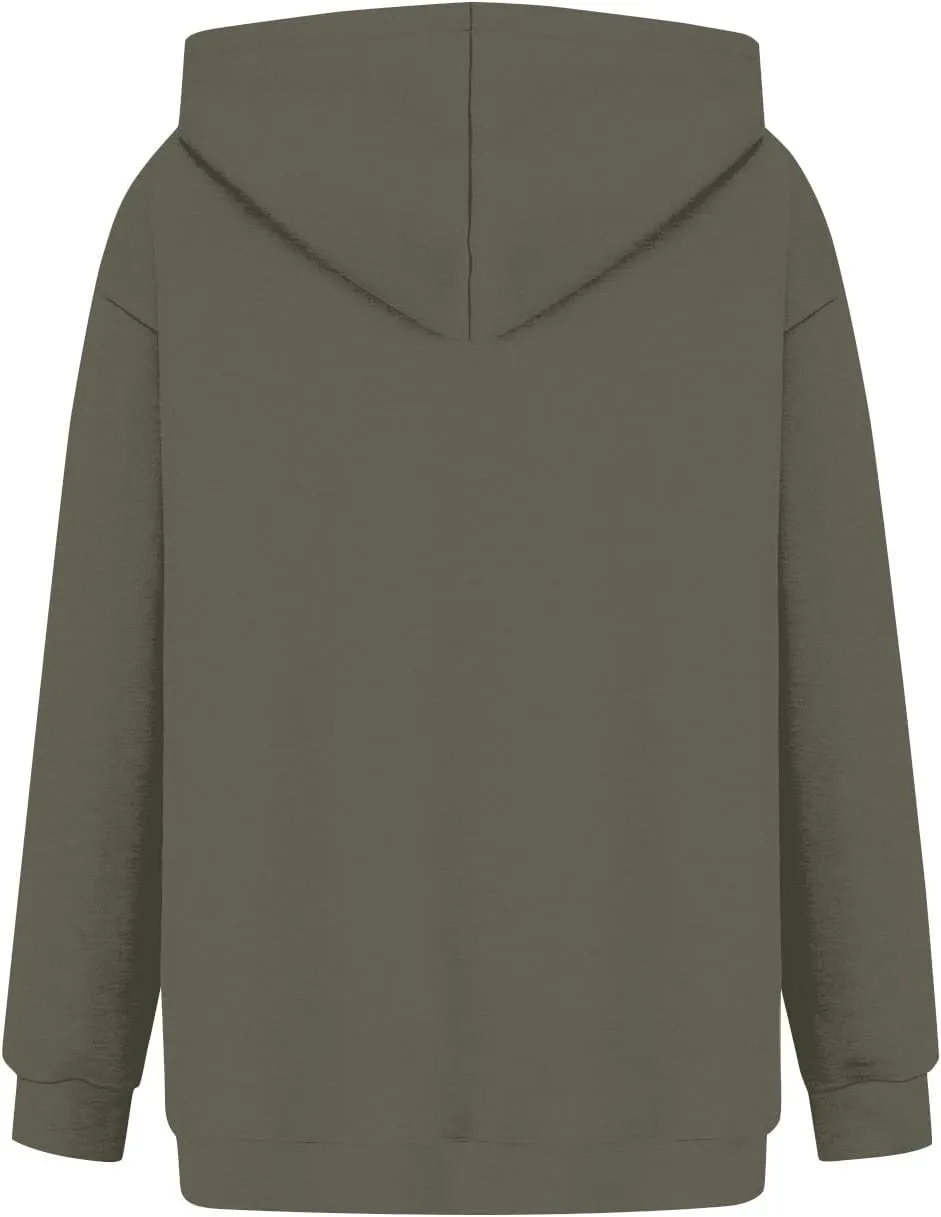 Oversized Sweatshirt for Women Y2k Hoodie Hooded Pullover Tops Fall Clothes with Pocket Sweaters Casual Outfits Fall