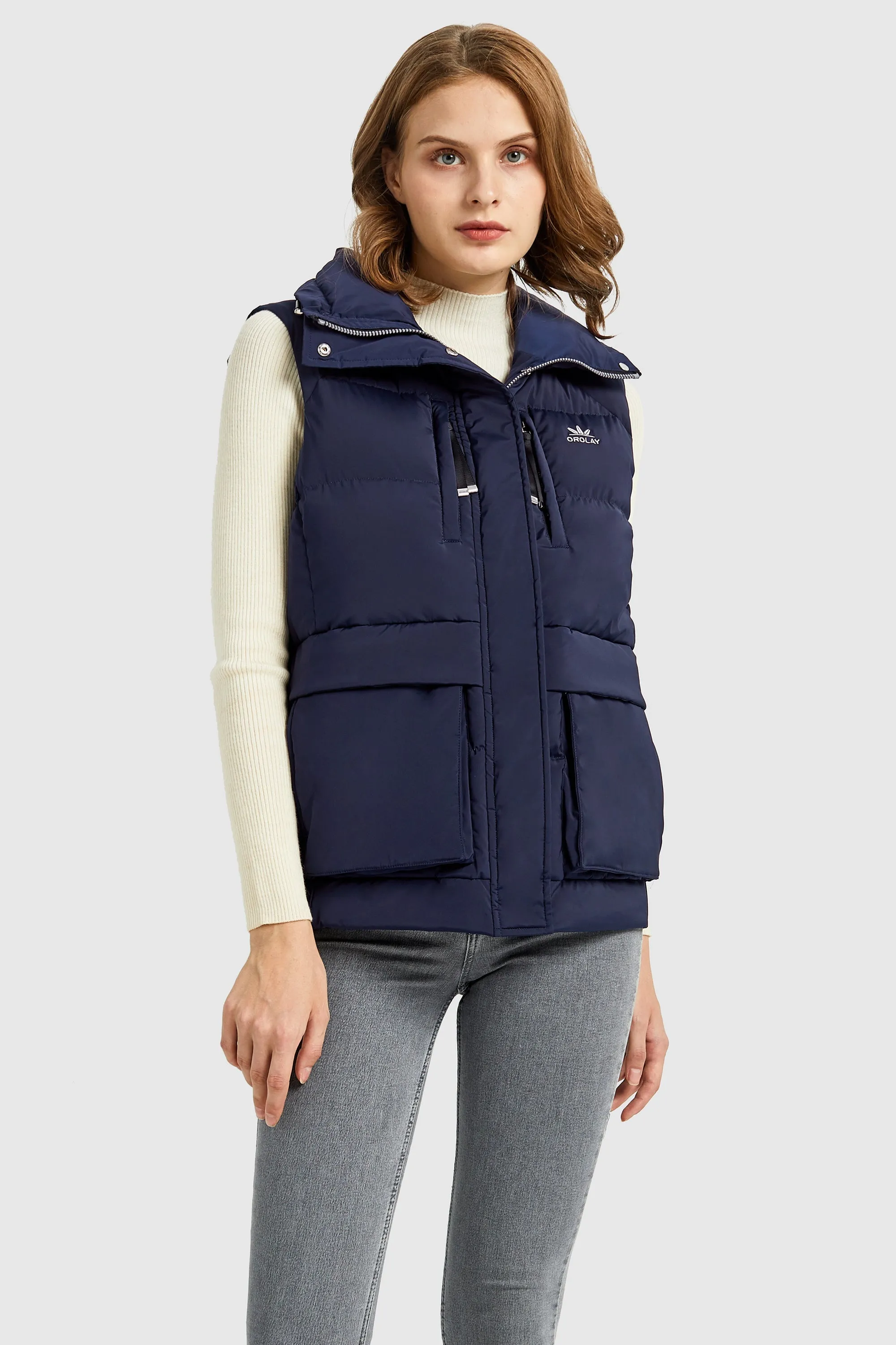 Packable Stand Collar Puffer Light Down Vest