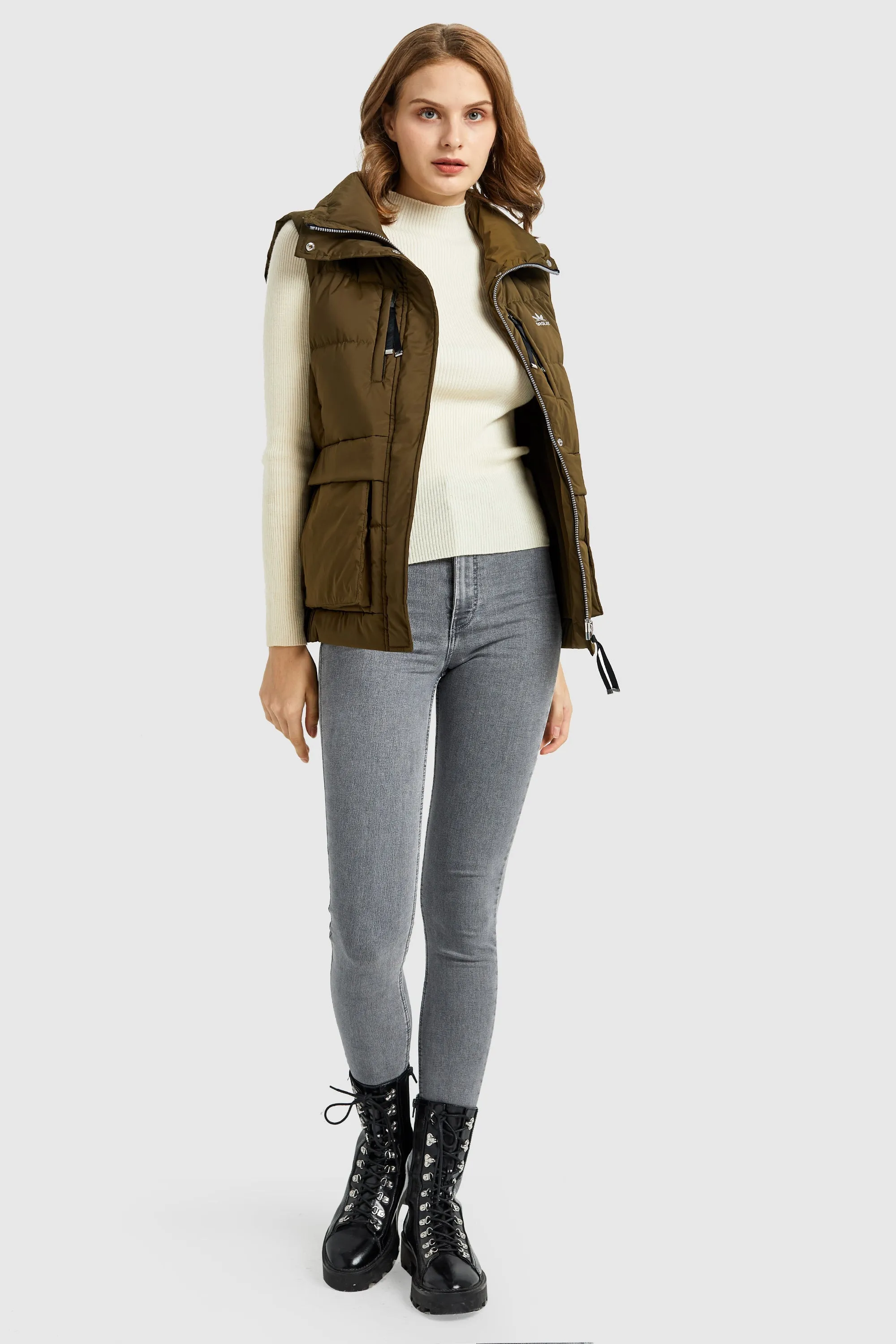 Packable Stand Collar Puffer Light Down Vest