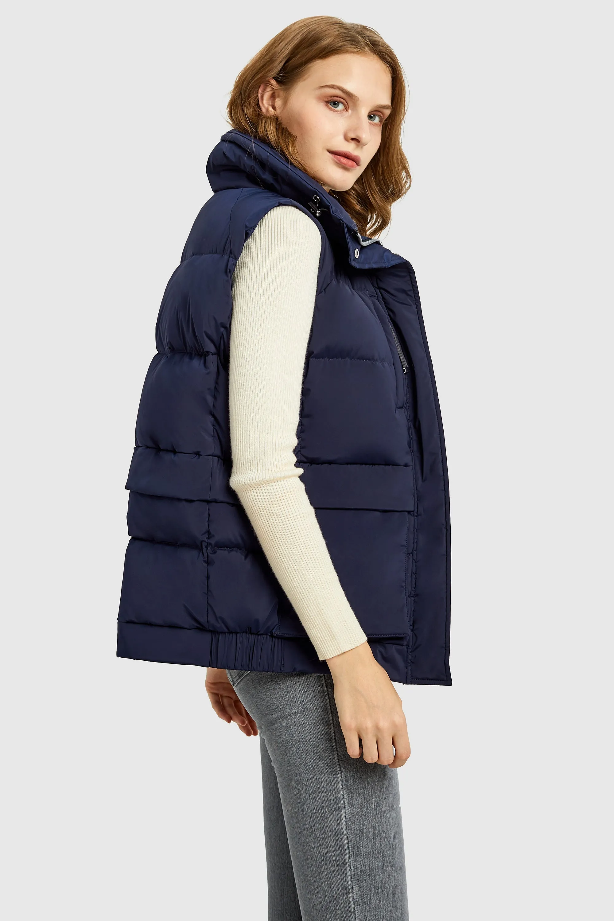 Packable Stand Collar Puffer Light Down Vest