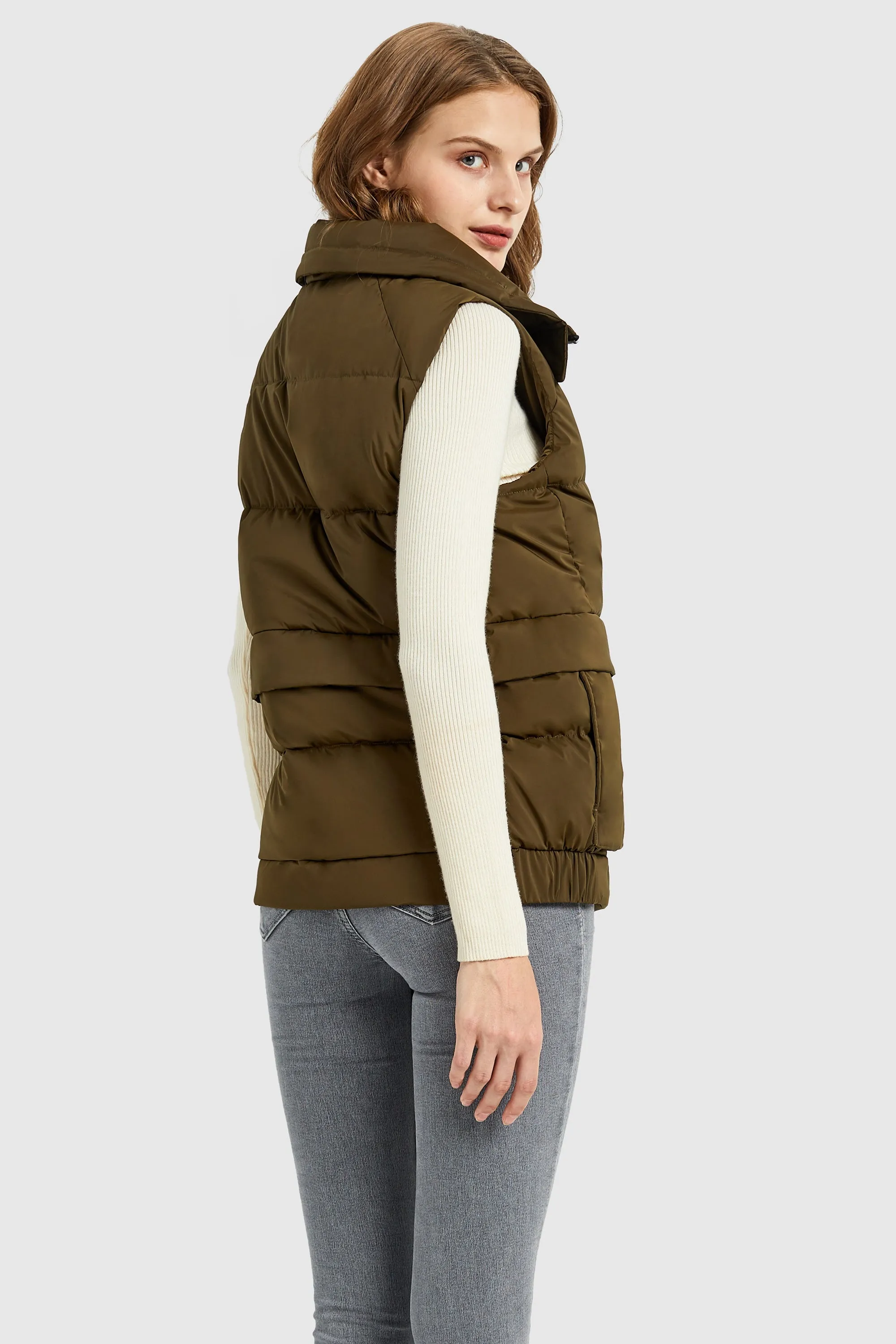 Packable Stand Collar Puffer Light Down Vest