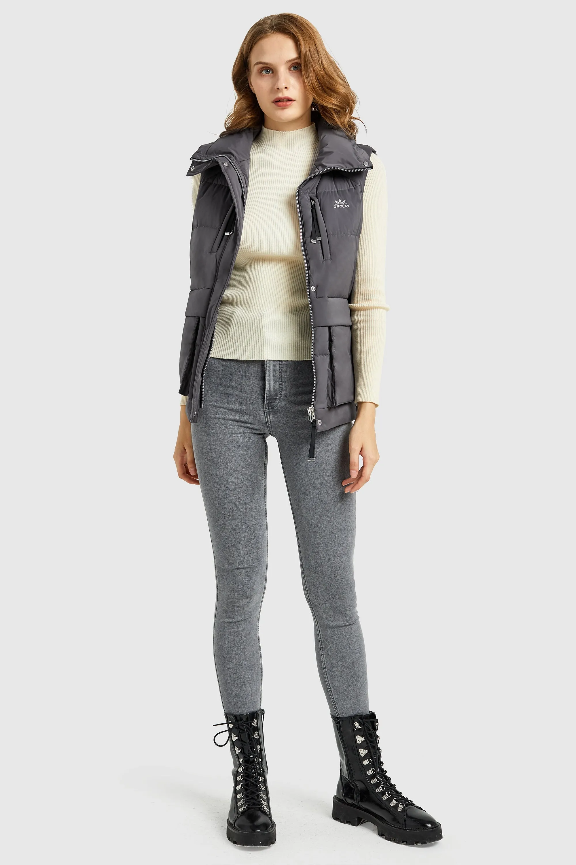 Packable Stand Collar Puffer Light Down Vest