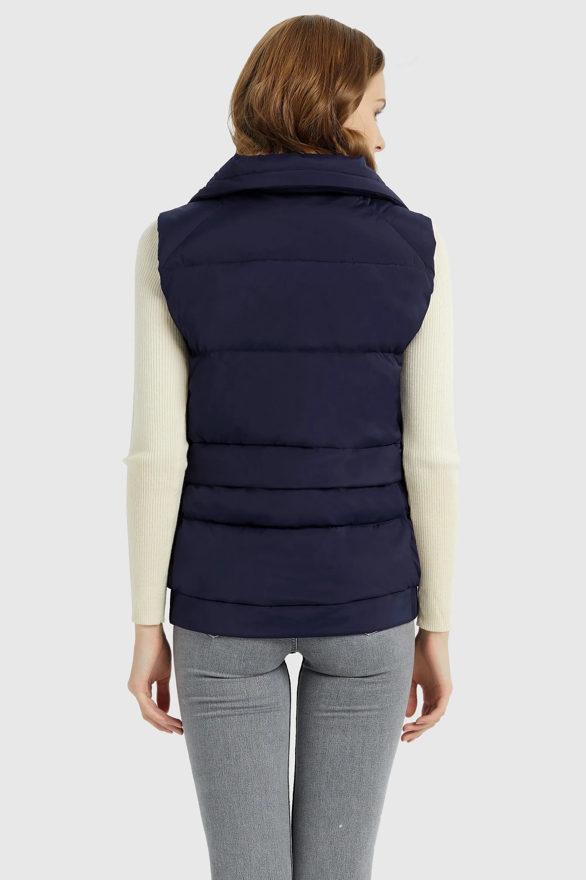 Packable Stand Collar Puffer Light Down Vest
