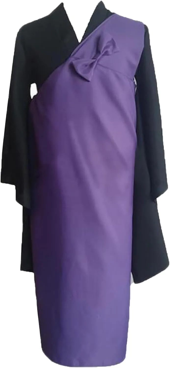 Poetic Walk Anime Mens Costume Cosplay Miroku Uniform Suit Bath Rope Cloak Taoist Kimono Halloween