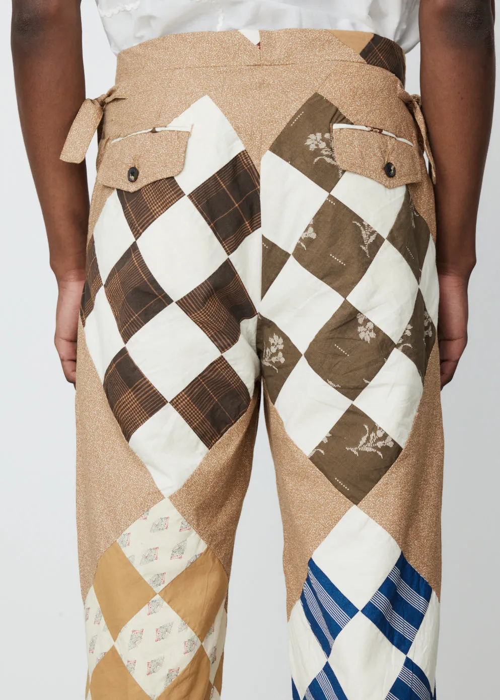 Pony Calico Quilt Trousers