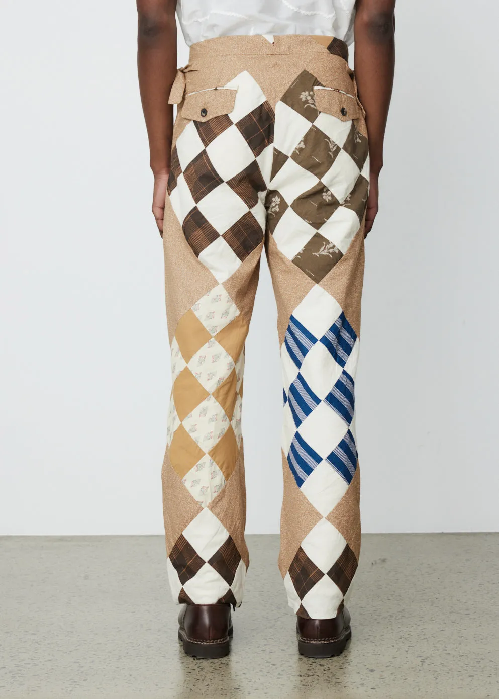 Pony Calico Quilt Trousers