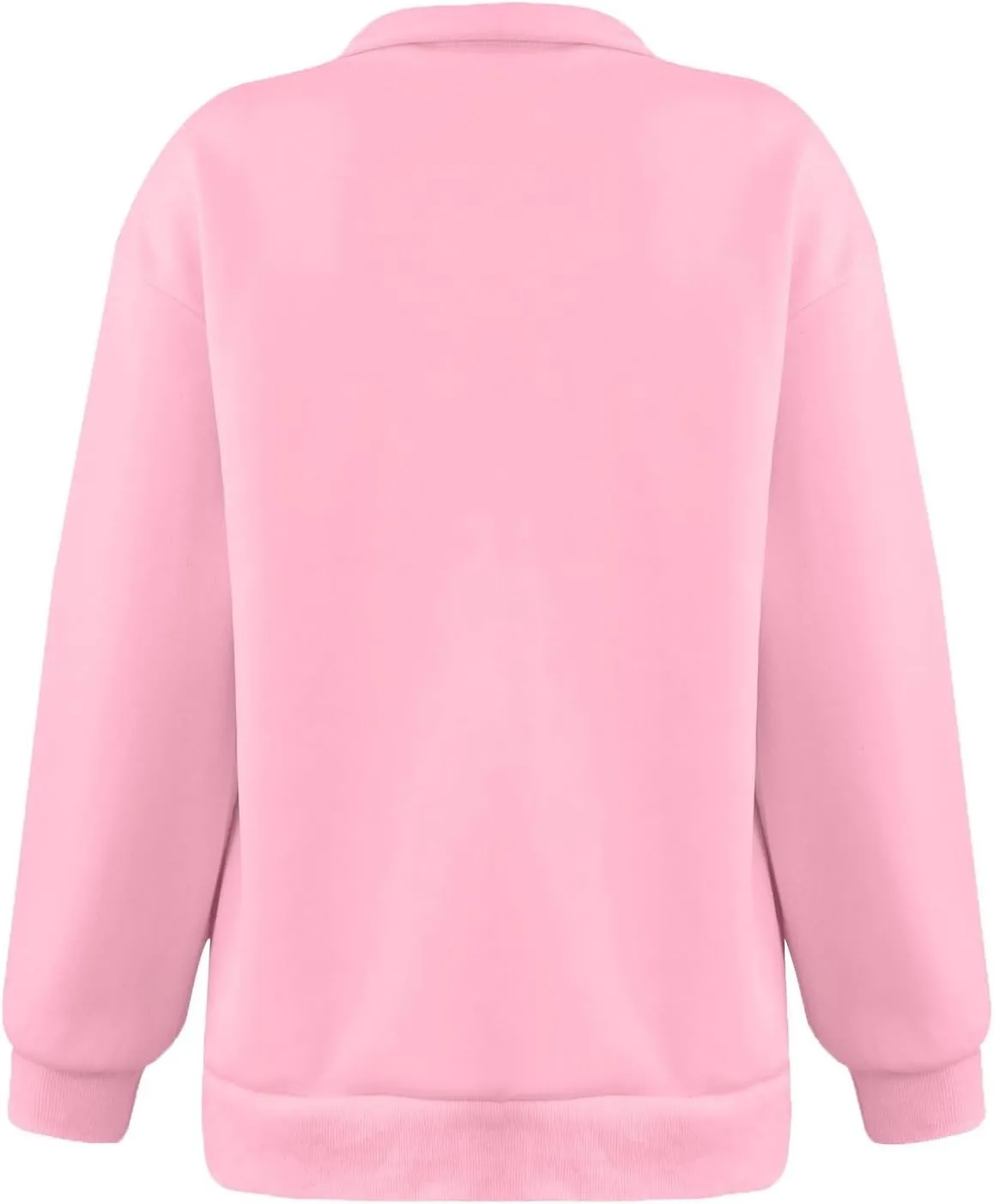 Quarter Zip Pullover Women Fleece Lightweight Oversized Sweatshirt Preppy Cute Sweatshirts Hoodies with Zipper