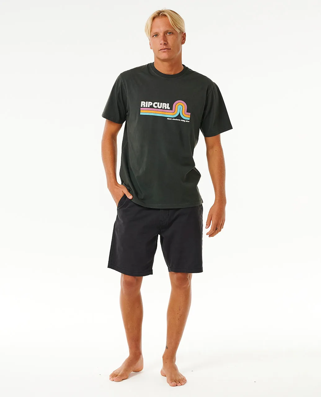 Rip Curl Mens Revival Mumma Crew Neck Short Sleeve T-Shirt