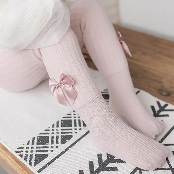 Sandra Bows Winter Plush Leggings