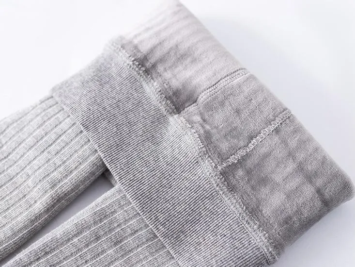 Sandra Bows Winter Plush Leggings