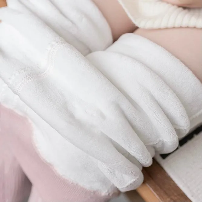 Sandra Bows Winter Plush Leggings