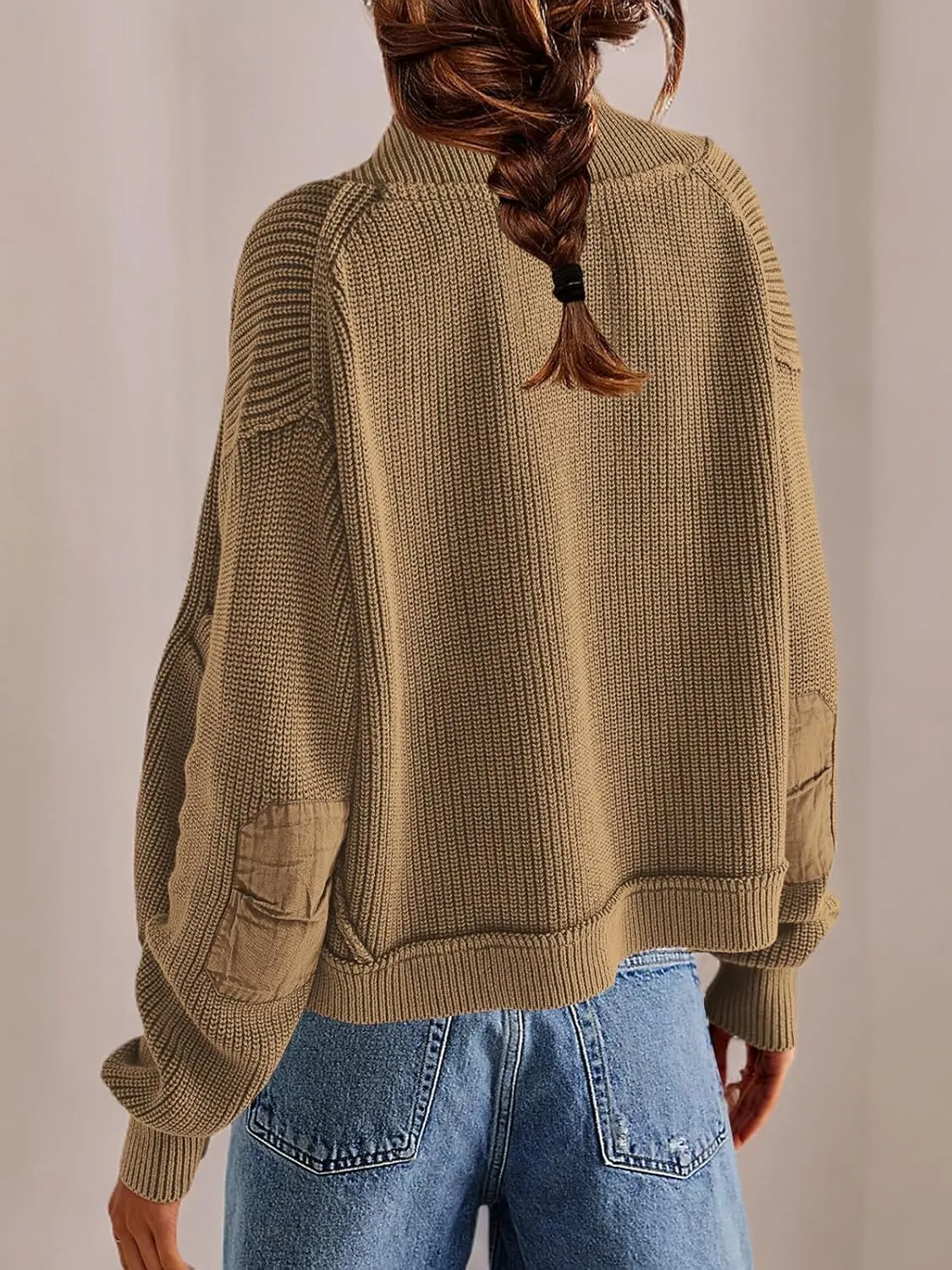 SENSERISE Womens Cardigan Sweaters Cable Knit Sweater Open Front Long Sleeve Chunky Cardigan Outerwear Coats