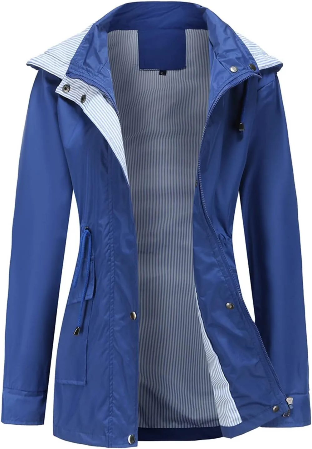 Shacket Jacket Women Fashion Hood Windbreaker Winter Jackets For Women Cotton-padded Coats Button Slim Jacket