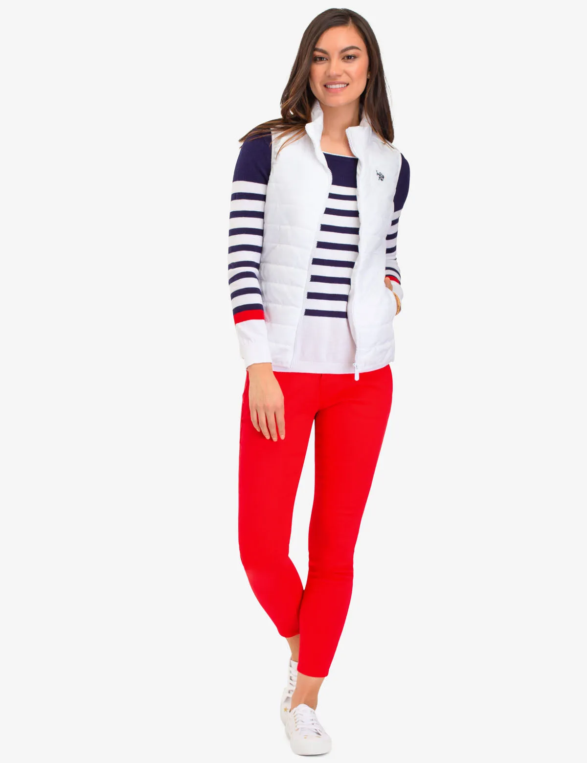 SIDE KNIT PUFFER VEST