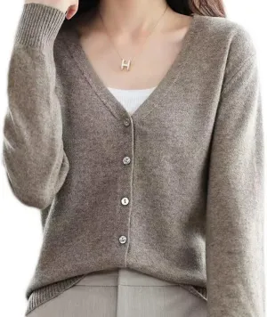 Sunfaynis Women's Long Sleeve Thin Lightweight Cardigan Sweaters for Women Dressy Summer Spring Fall Cardigan