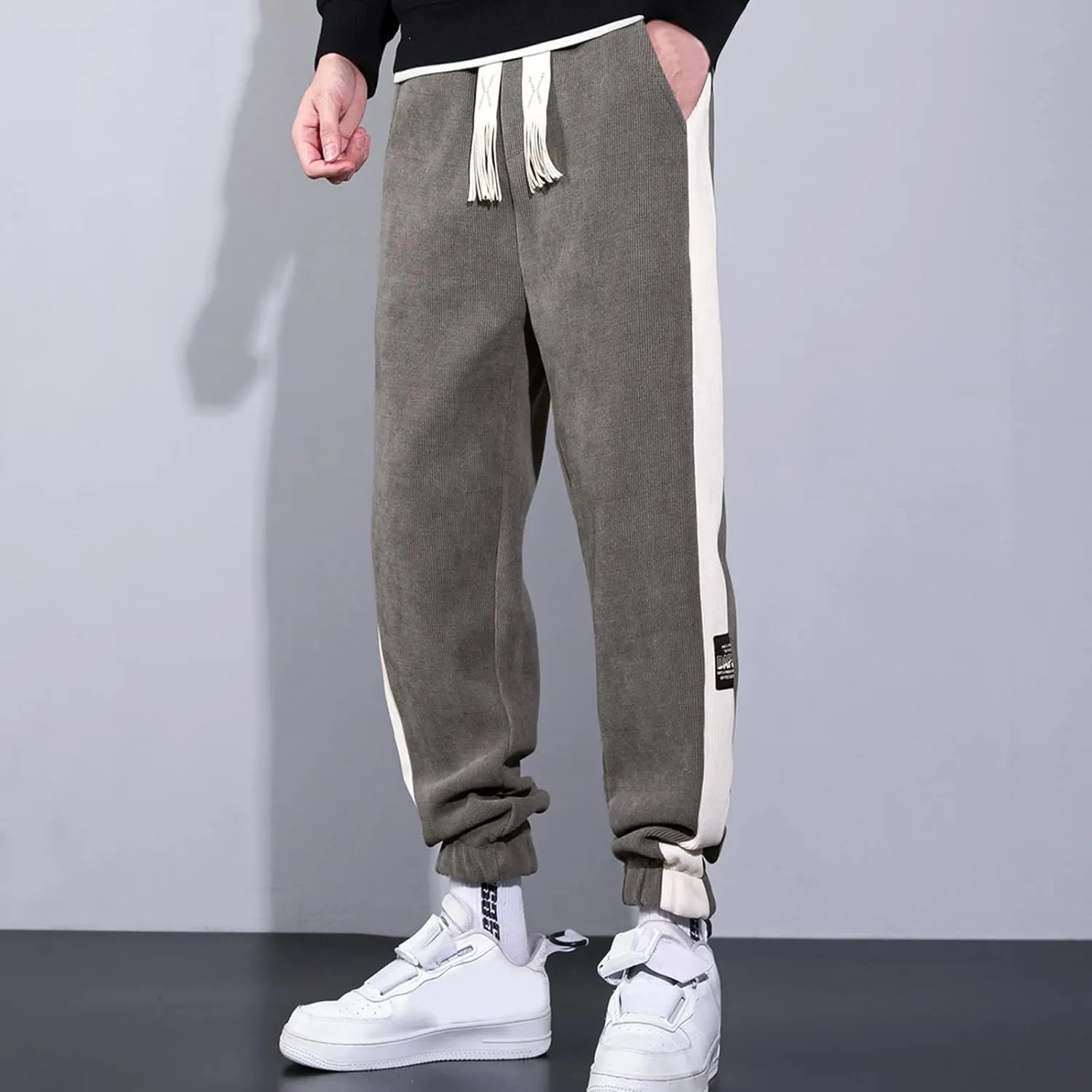 Sweatpant for Men with Pockets Sweatpants Workout Sports Running Pant Zipper Pockets Pants for Men with Zipper Casual