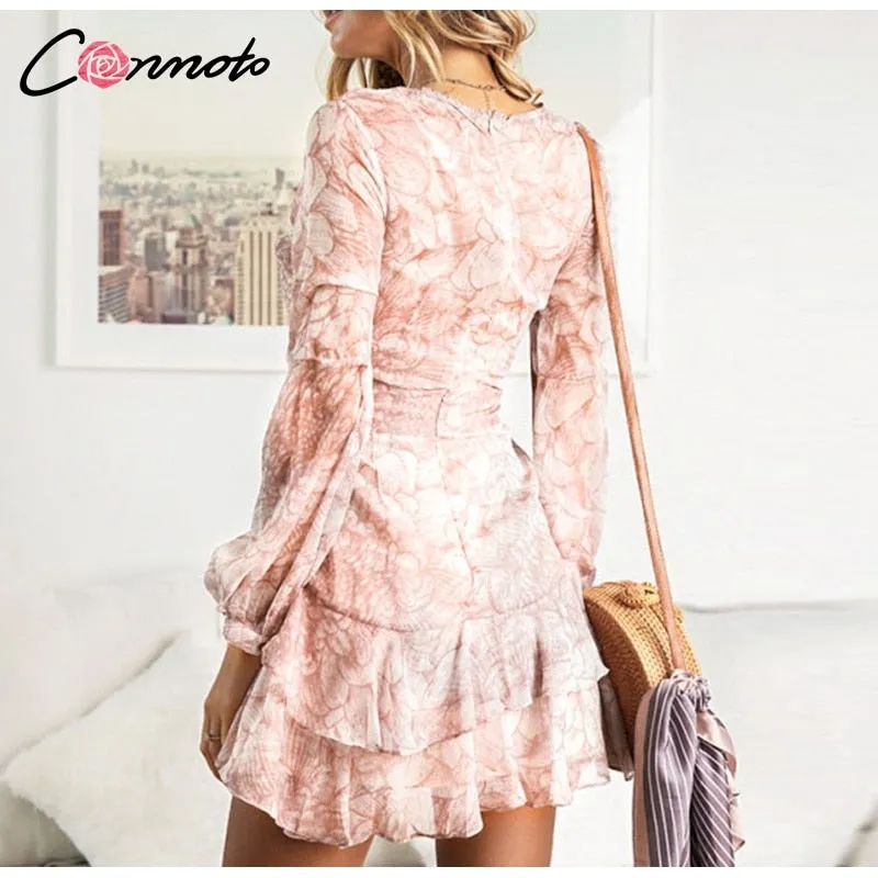 VenusFox Vintage Print Sexy Elegant Dresses