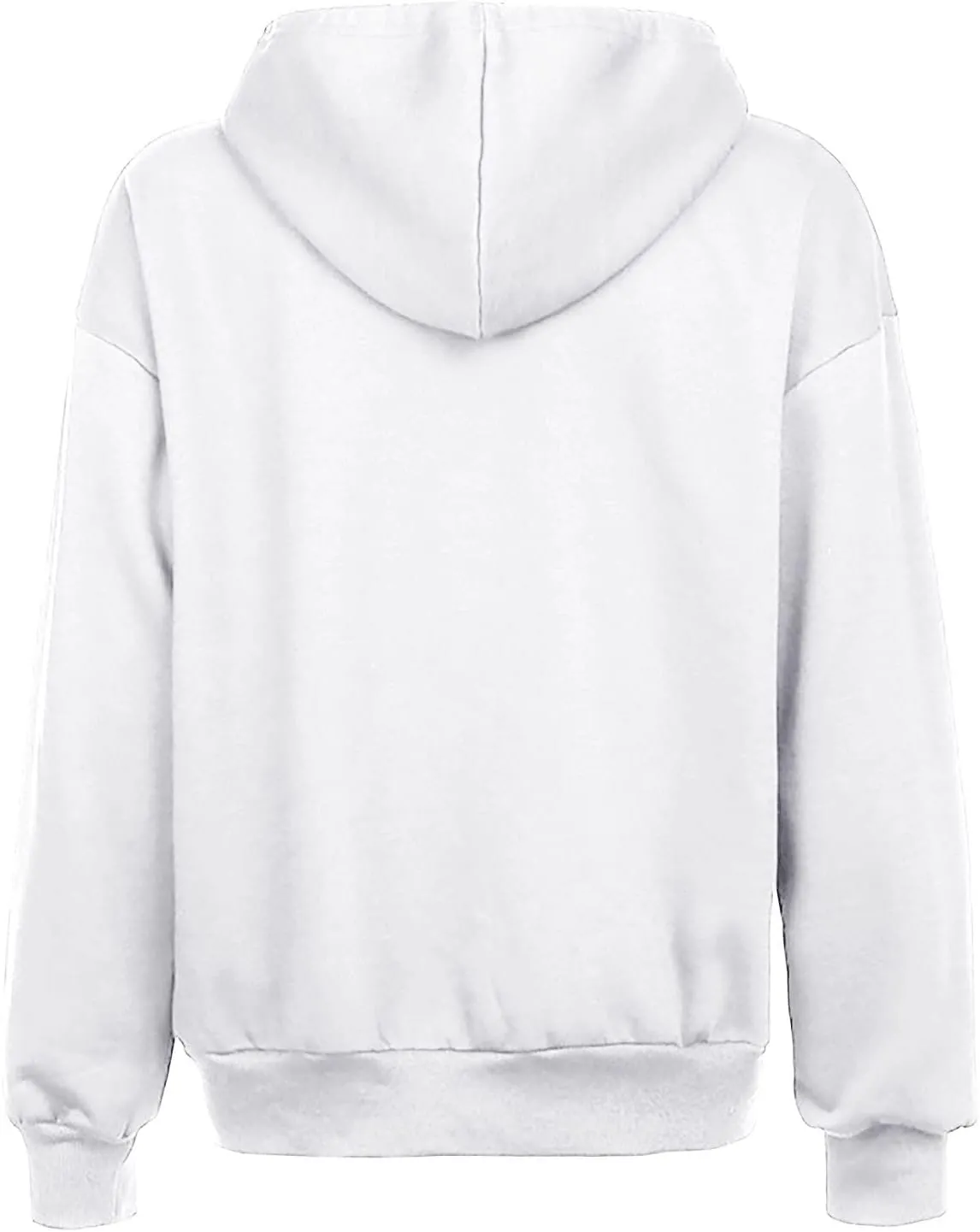 Women 2023 Sweatshirt Jackets Casual Long Sleeve Hoodies Full Zip Solid Cardigan Coats Outerwear with Pockets