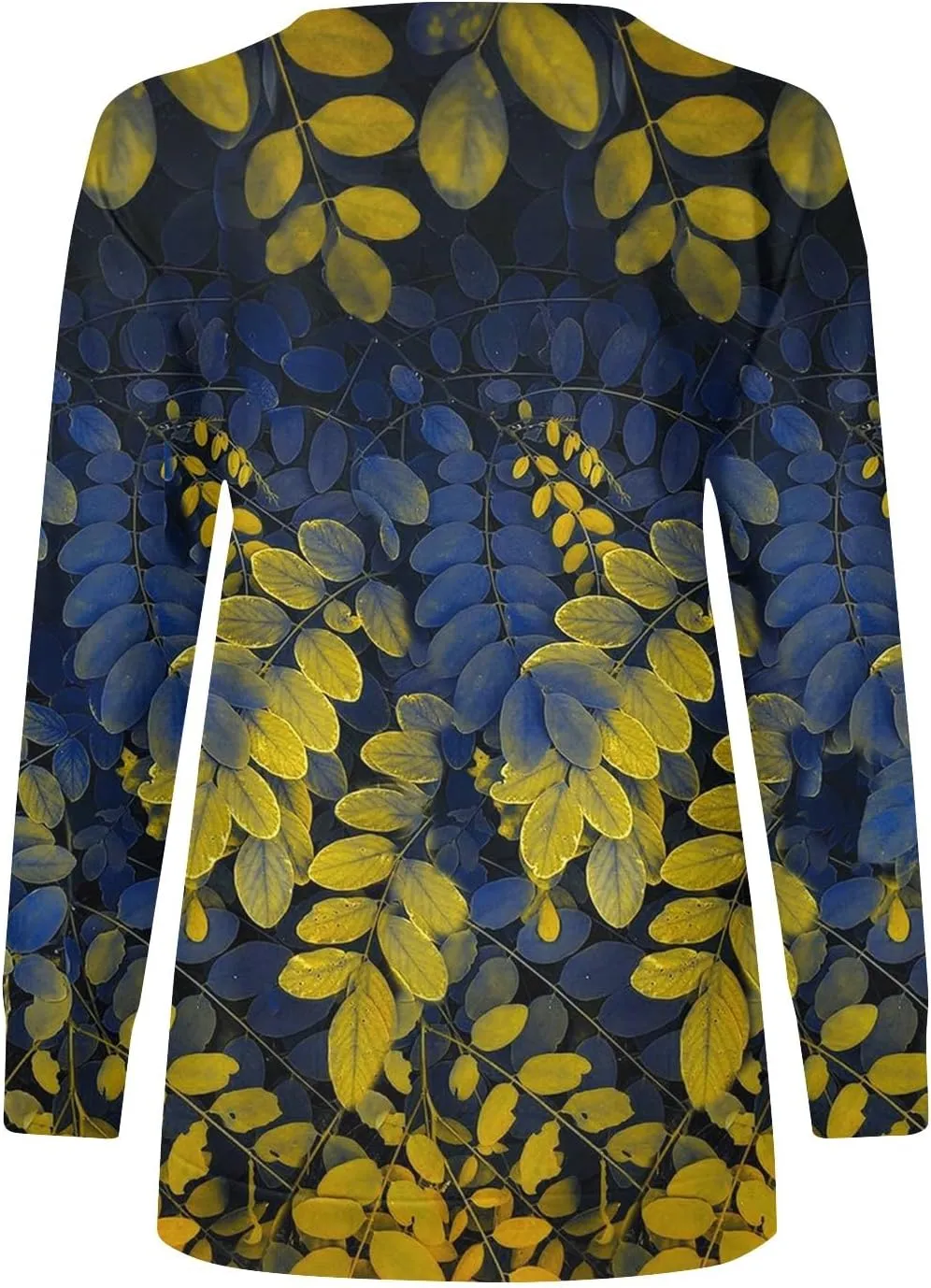 Women Floral Print Crew Neck Half Zip Long Sleeve Sweatshirt 2024 Casual Long Sleeve Tops Loose Fall Clothes