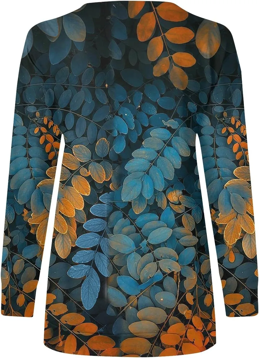 Women Floral Print Crew Neck Half Zip Long Sleeve Sweatshirt 2024 Casual Long Sleeve Tops Loose Fall Clothes