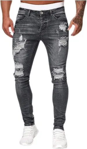 Women Jeans Jeans Frayed Holes Color Men Trousers Solid Washed Ripped Gradient Pants Boot Cut Pants for Women