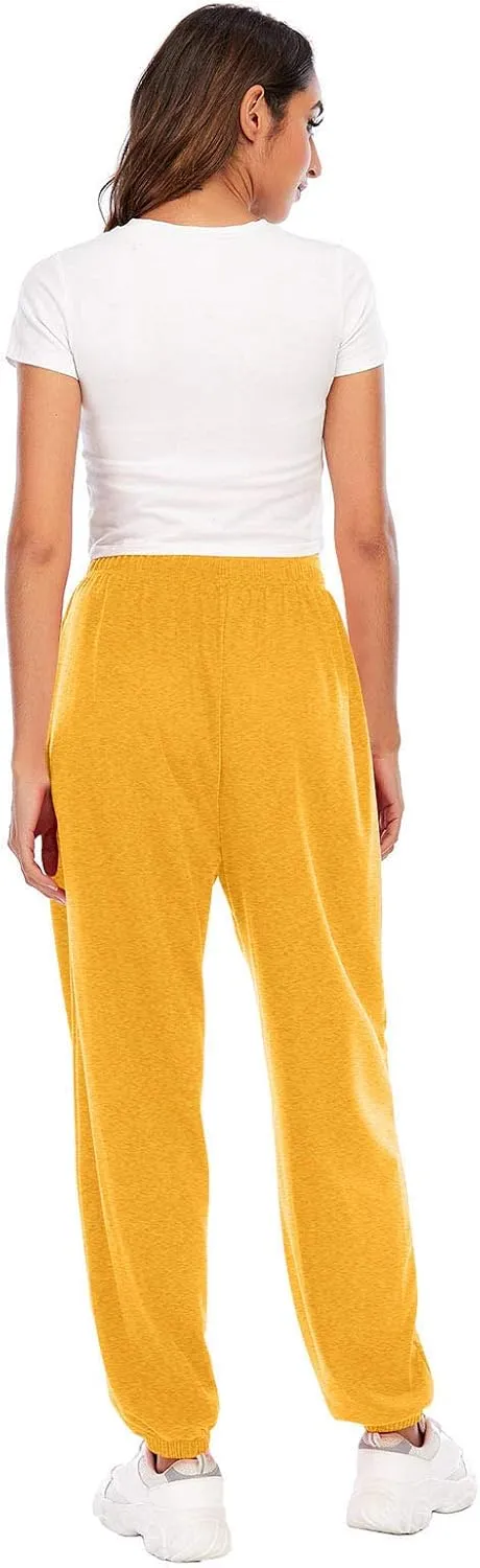 Women Linen Blend Summer Fashion Palazzo Lounge Pants Elastic Waist Baggy Stretchy Loose Fit Palazzo Lounge