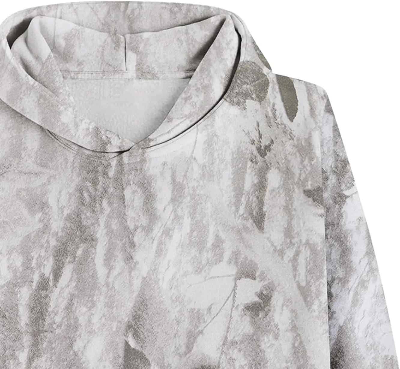 Women's Camo Hoodies Maple Leaf Print Oversized Hooded Sweatshirt Long Sleeve Fleece Pullover Hoodie Tops with Pockets