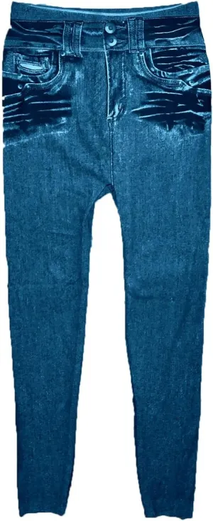 Women's Fashion Jeans 2024 Jeans Pants Pocket Plus Size Length Women Fitness Leggings Denim Slim Leggins Women's