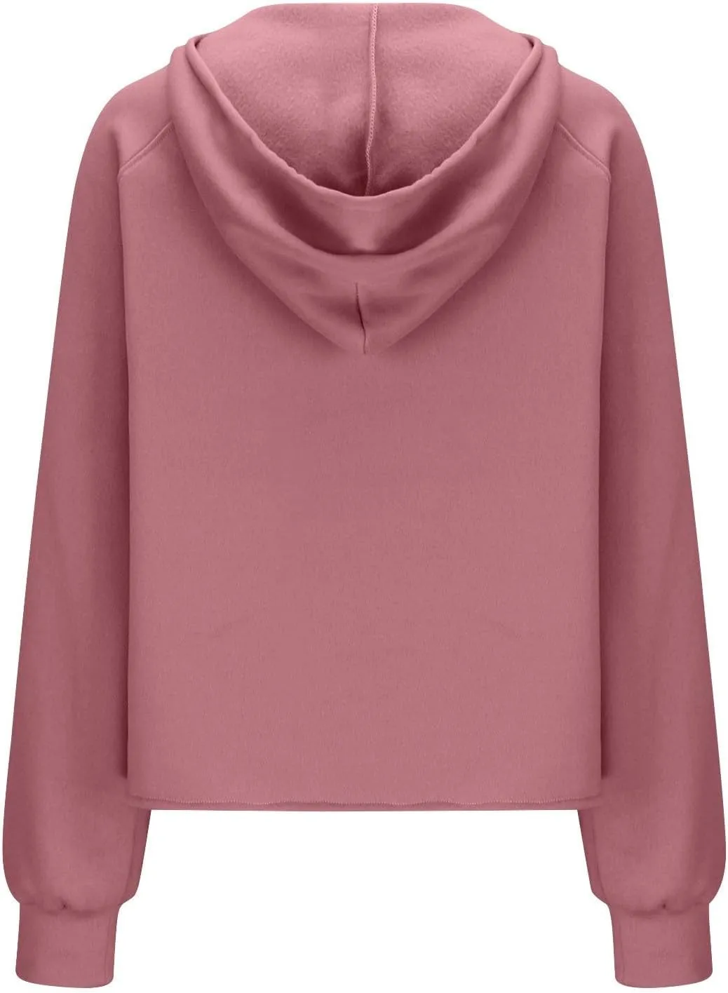 Women's Half Zip Up Hoodie Long Sleeve Hooded Sweatshirt Solid Color Oversized Sweatshirt Casual Sweaters for Trendy