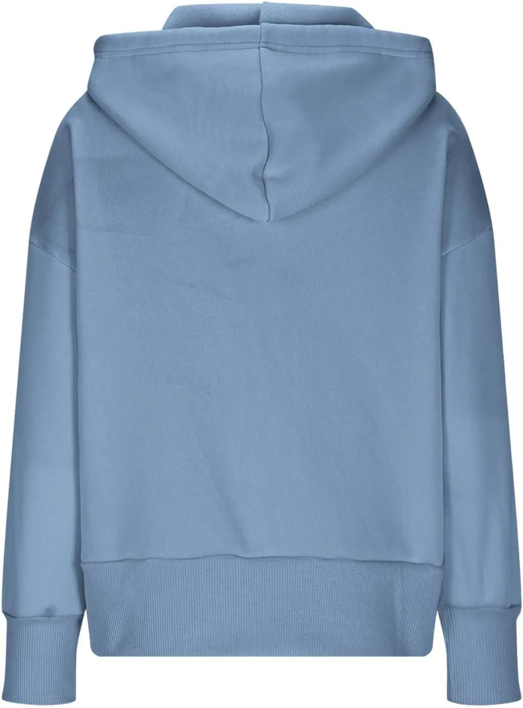 Womens Oversized Full Zip Up Hoodie with Pockets Petite Length Fleece Coats Y2K Casual Loose Fit Apparel Clothes