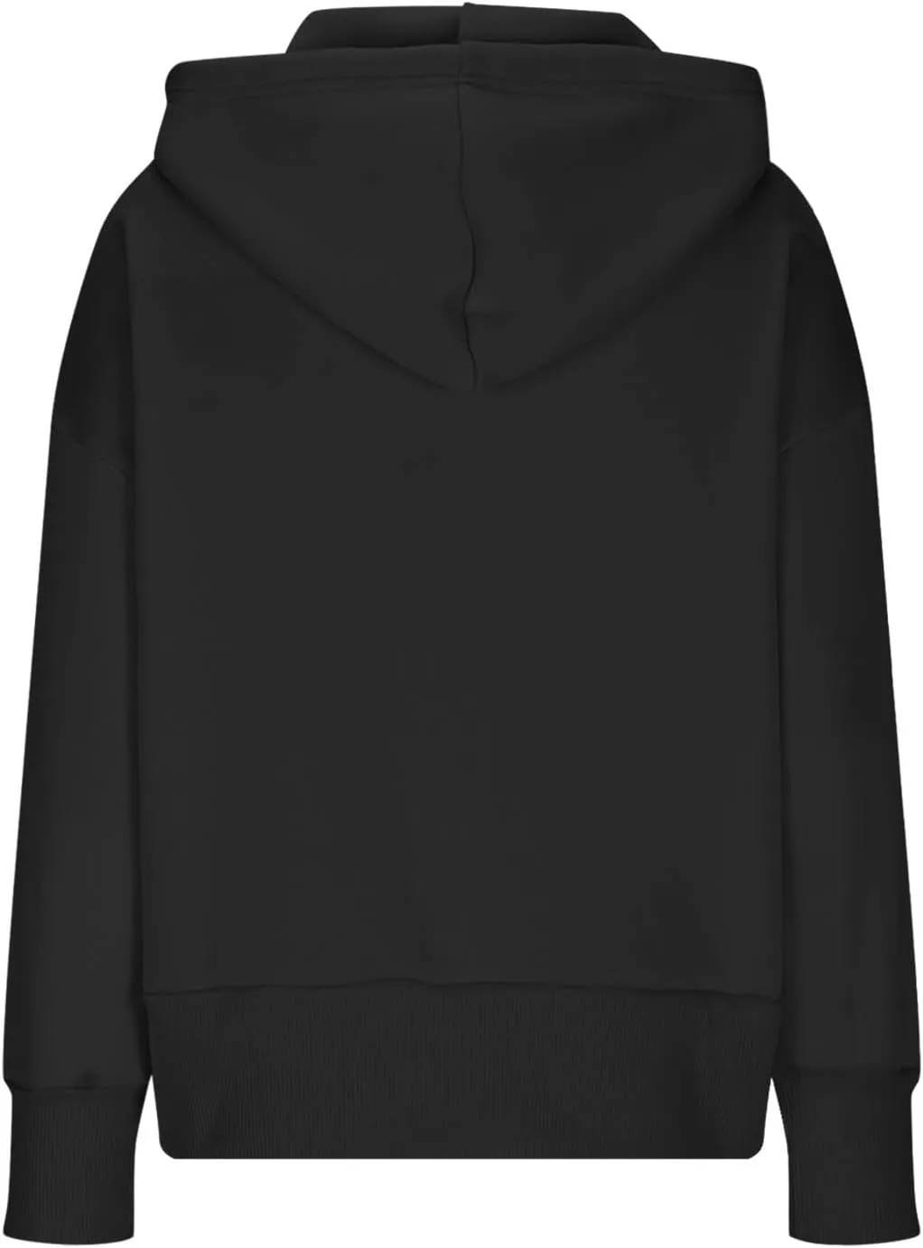 Womens Oversized Full Zip Up Hoodie with Pockets Petite Length Fleece Coats Y2K Casual Loose Fit Apparel Clothes