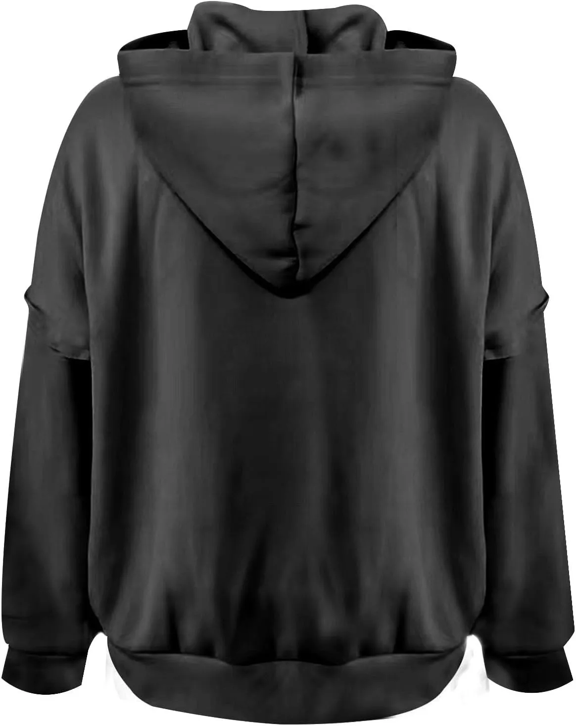 Womens Oversized Sweatshirt Long Sleeve V Neck Button Hoodie Casual Loose Fit Lightweight Sweatshirt Pullover Tops