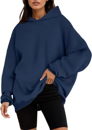 Womens Oversized Sweatshirts Pullover Hoodies Artificial Short Velvet Oversized Hoodies Fleece Hooded Long Fleece