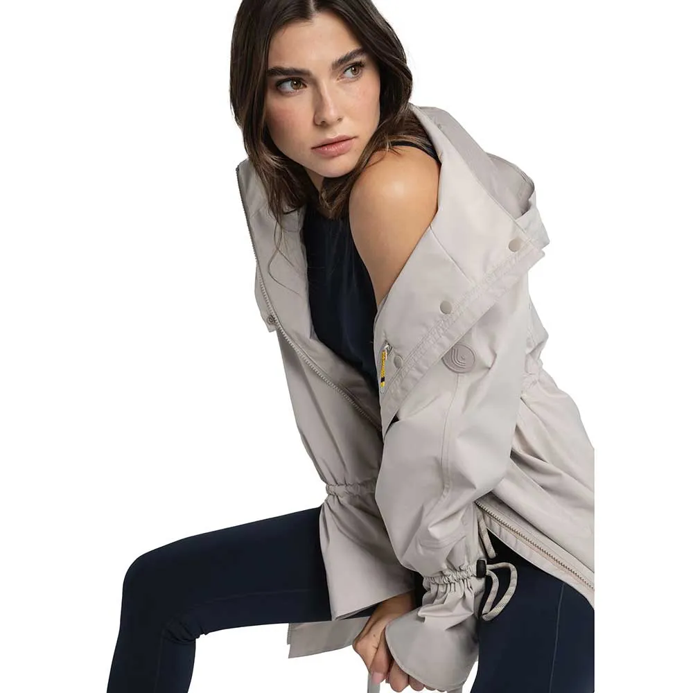 Women's Piper Oversized Rain Jacket - Abalone