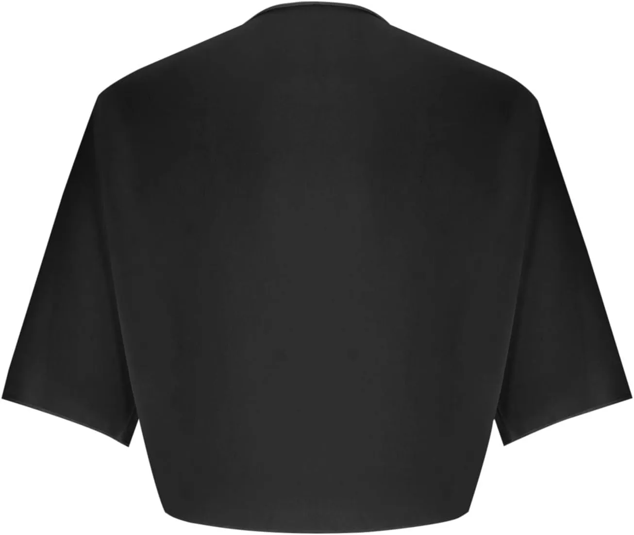 Womens Shrugs for Summer Cropped Cardigan Short Sleeve Open Front Sheer Shawl Cardigans Lightweight Chiffon Bolero