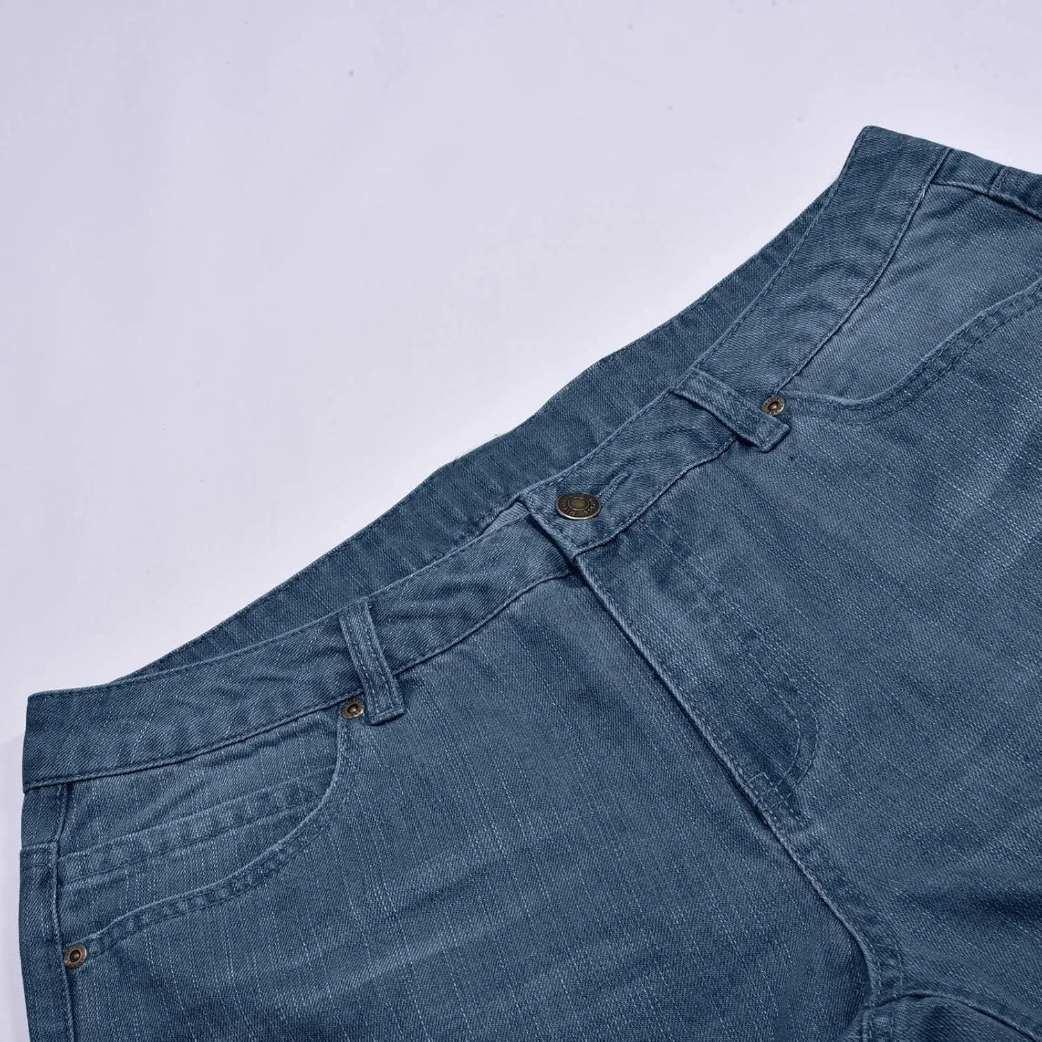 Womens Straight Leg Baggy Wide Leg Jeans Y2k Ripped Low Waisted Denim Trousers with Pockets Relaxed Boyfriend Jeans