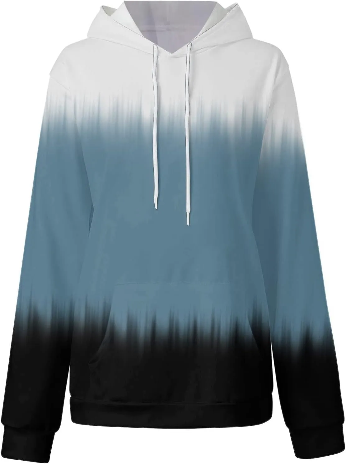Womens Sweatshirts Fall 2023, Women's Fashion Loose Casual Daily Long Sleeve Gradient Patchwork Sweatshirts