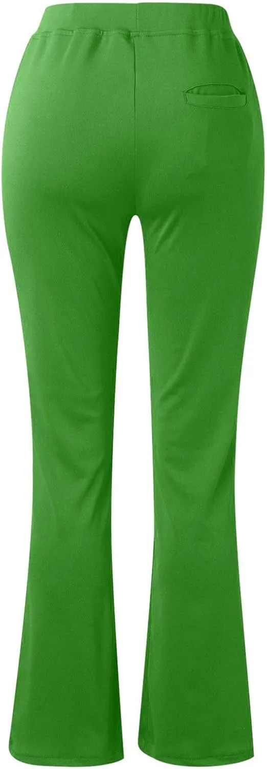 Work Pants for Women 2025 High Waist Stretch Soft Comfy Athletic Workout Yoga Dressy Pants Casual Business Trousers