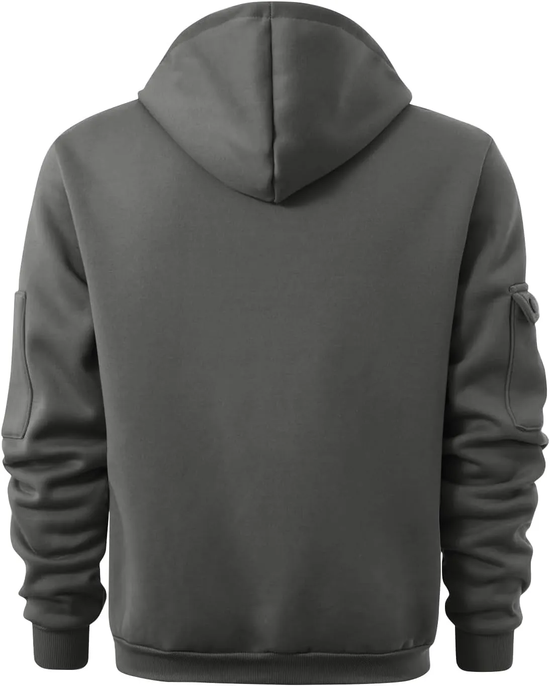 ZEFOTIM Hoodie for Men Drawstring 1/4 Zip Pullovers Soild Color Sweatshirts Casual Hoodie with Pockets