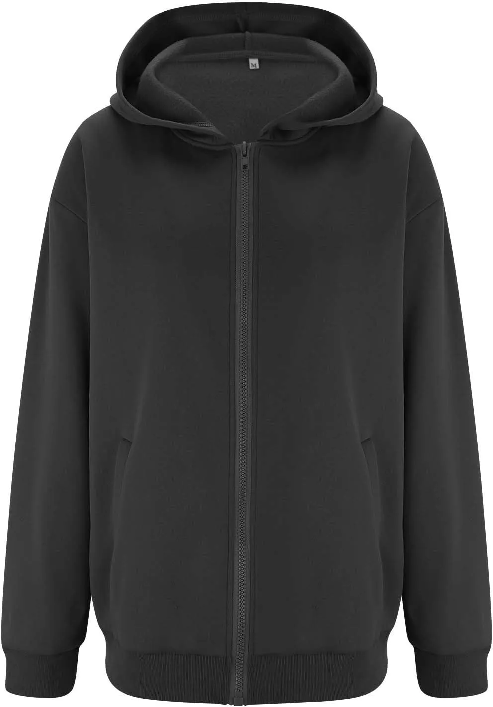 Zip Up Hoodies for Women Oversized Sweatshirt with Hooded Long Sleeve Jackets Coat Workout Y2K Outfits 2024 Fall