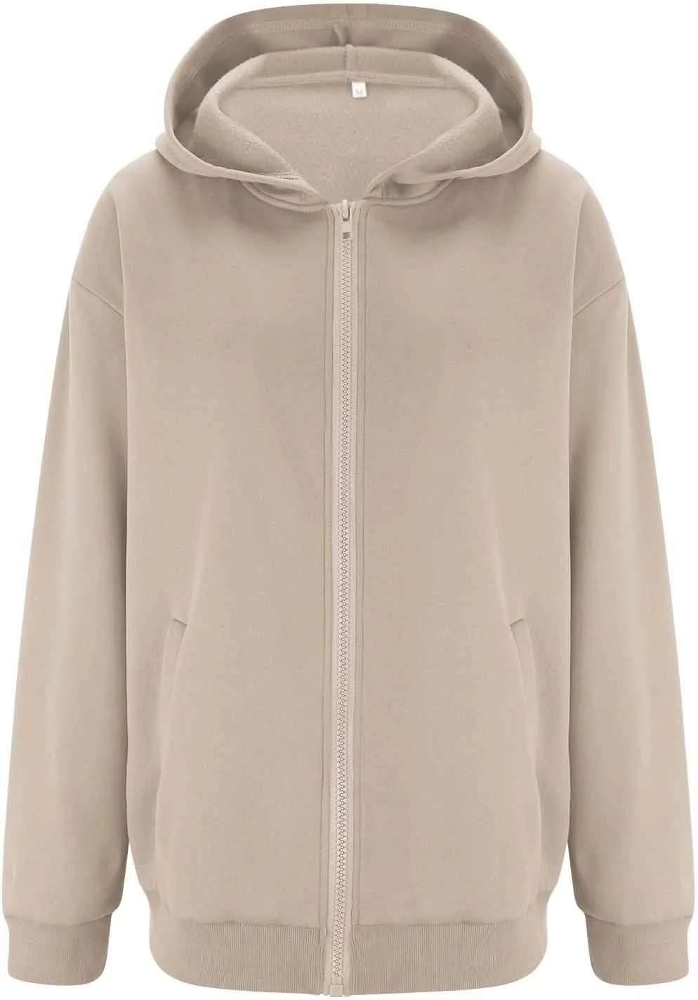 Zip Up Hoodies for Women Oversized Sweatshirt with Hooded Long Sleeve Jackets Coat Workout Y2K Outfits 2024 Fall